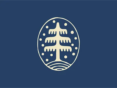 Mount Pakenham Merch Design Illustration Logo branding forest icon mountain ski snow snowboard tree vector