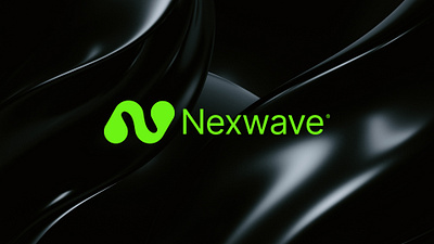 Nexwave-brand identify branding graphic design logo ui