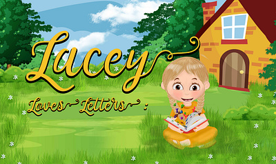 LACEY LOVES LETTERS graphic design illustration