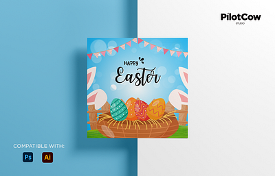 Easter Egg Hunt Poster adobe illustrator adobe photoshop advertising art art direction artist beauty branding carousel character design concept creativeart design dribbble graphice design graphics illustration poster simple