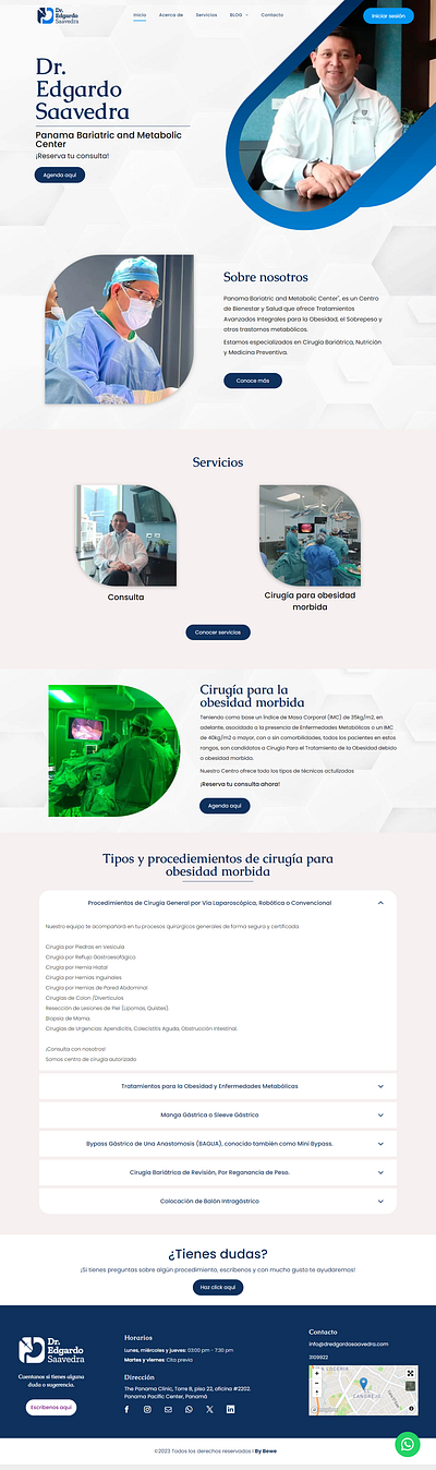 Web centro medico bienestar centro medico web desing