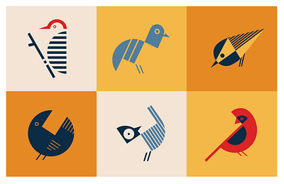 Bird Icon Series design icon illustration logo vector