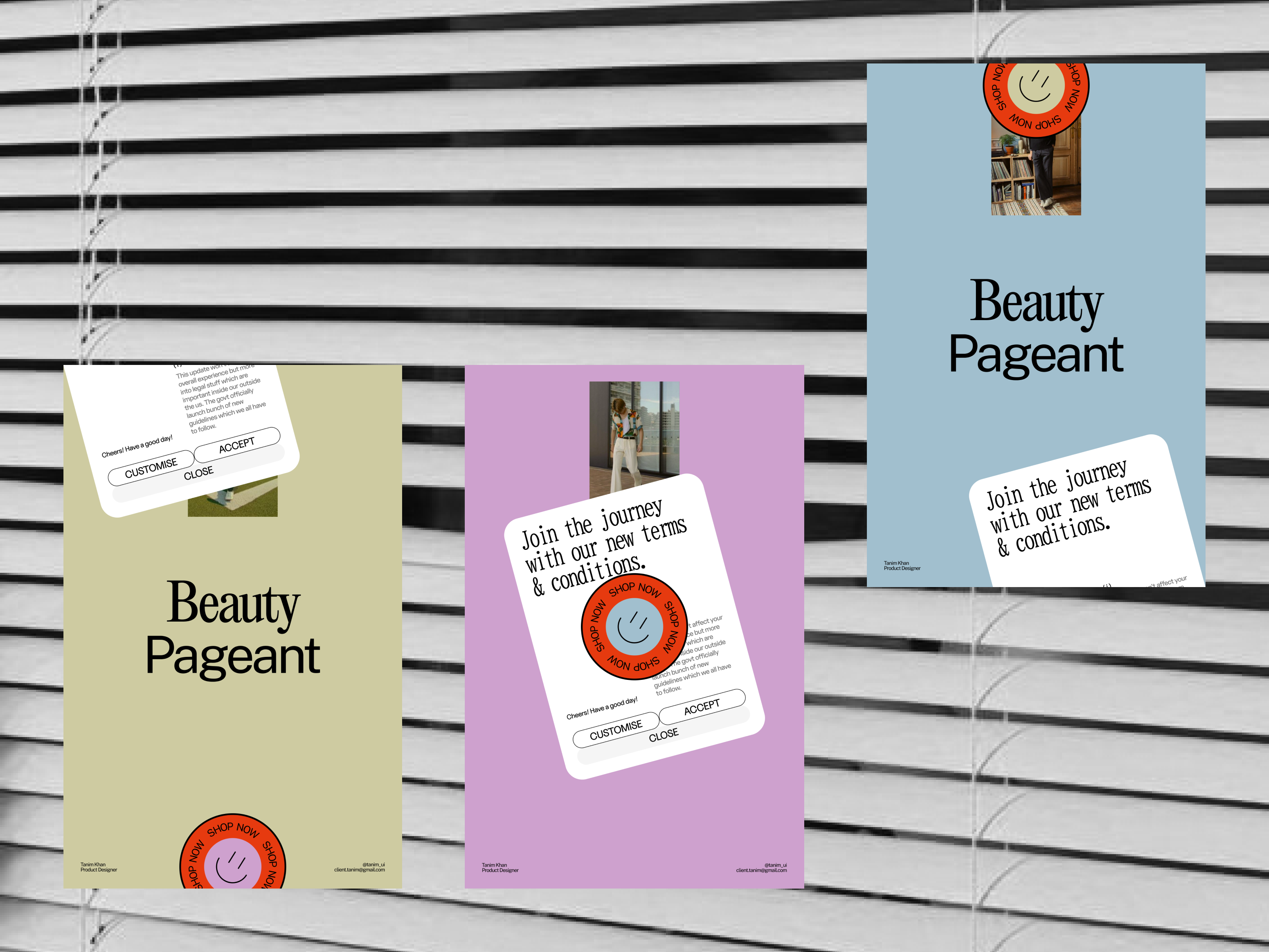 Creative Beauty Pageant Poster Design banner beauty ceremony design fashion fashion show graphic host model modern pageant poster show smile tv