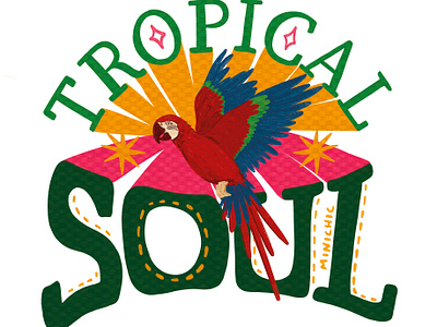 Tropical Soul brazil colors design digital fashion graphic design illustration summer tropical