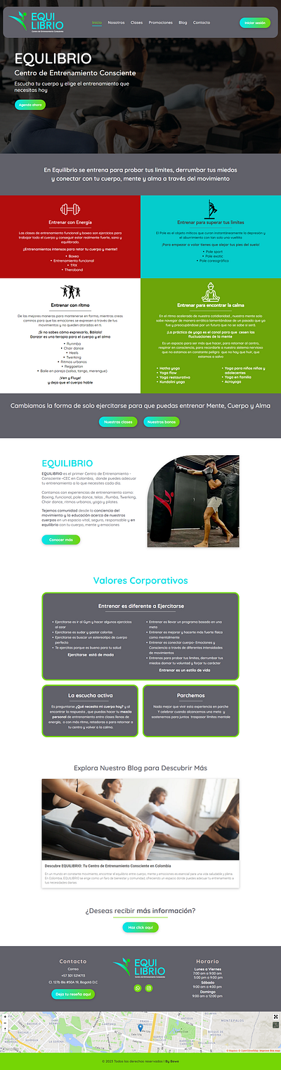 Web Gym fitness gym web desing