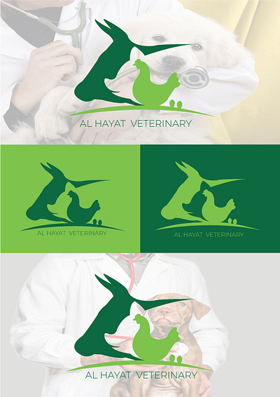Al Hayat Veterinary brand design brand identiy branding logo logo brand design logo typo logo typograhy veterinary visual identiy