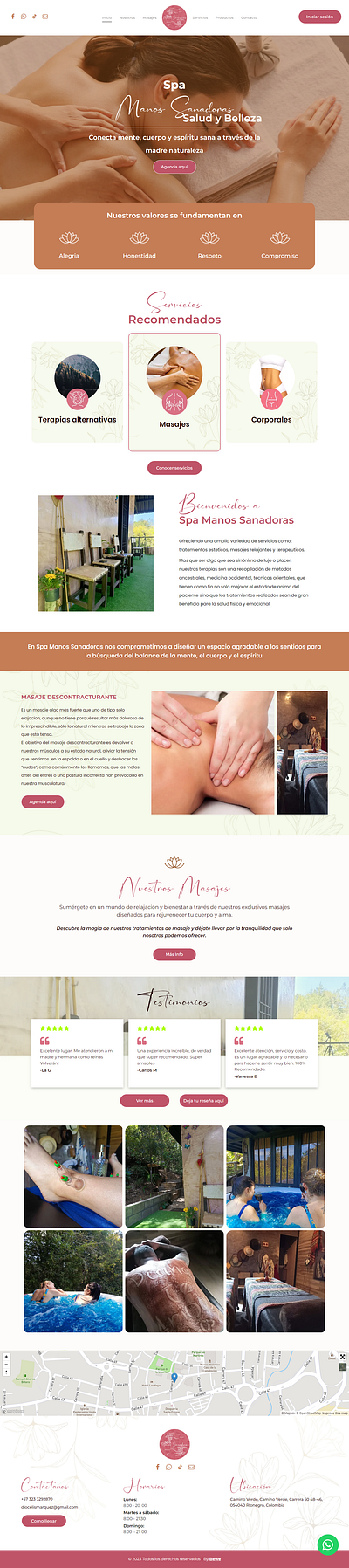 Web spa spa web desing