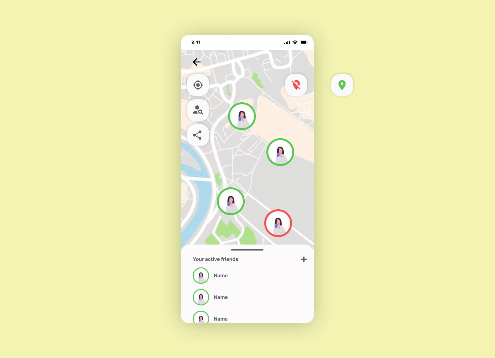 Location Tracker UI design by Rie on Dribbble