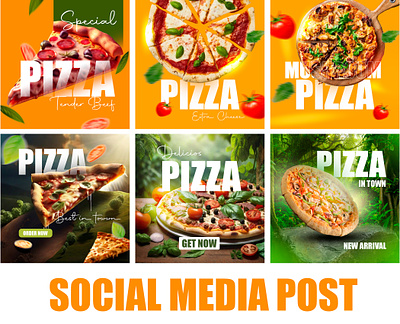 pizza social media post design, Instagram post banner ads banner design facebook post instagram post promotional ad design social media design social media post