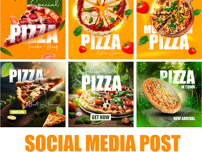 pizza social media post design, Instagram post banner ads banner design facebook post instagram post promotional ad design social media design social media post