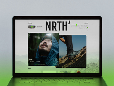 Concept UX/UI Platform for outdoor lovers concept creative directior ideation mountains outdoors patagonia product designer the north face ui ux visuals