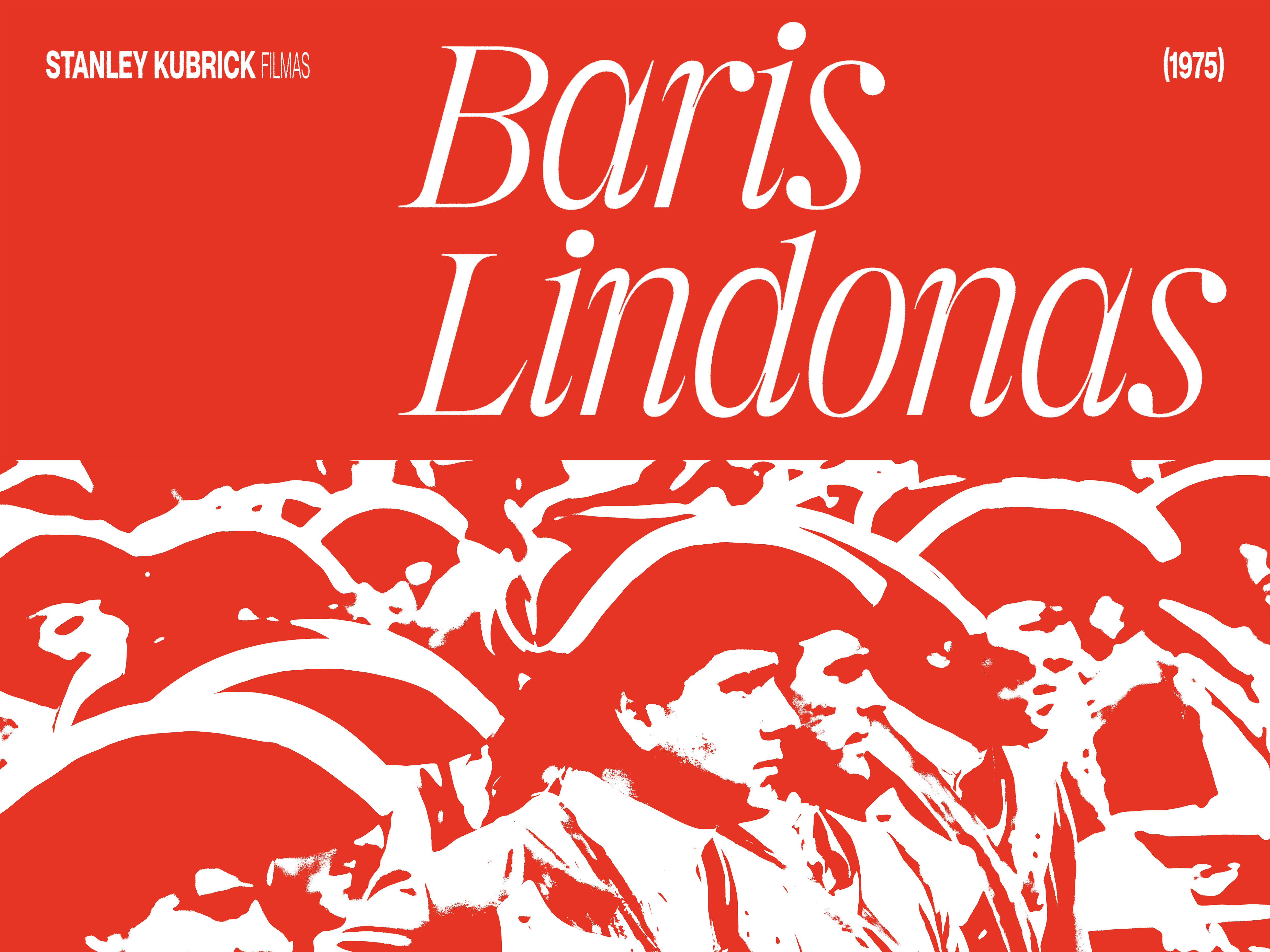 STANLEY KUBRICKO „BARIS LINDONAS“ | Plakatas 1975 cinema design film graphic design layout lithuania movie poster stanley kubrik