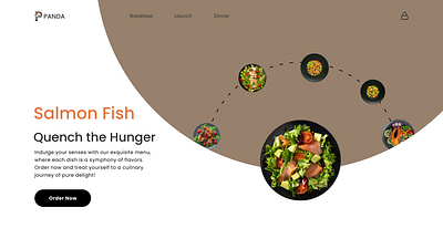 Food spinning Carousel in Figma (Design+Prototype) animation design figma illustration prototype ui uiux ux website