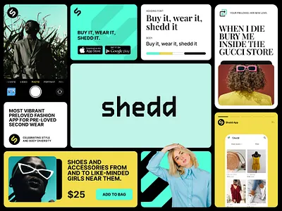 Good clean fashion branding buy selling fashion fashion waste logo pattern library pre loved shopping