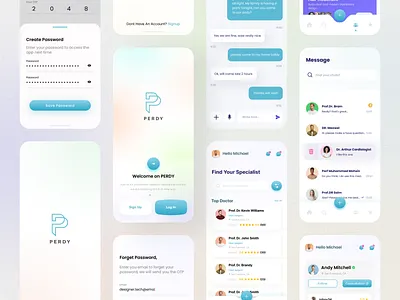 Doctor Mobile App Design app mockups doctor mobile app