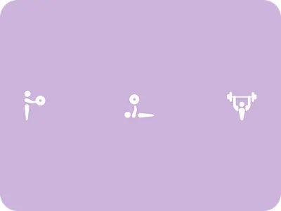 Weightlifting Icons 🏋🏾‍♀️ app branding dailyui or www.dailyui.co design graphic design illustration ui