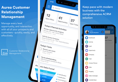 CRM Mobile App Store Screenshots app app store application crm mobile ui ui design user interface ux ux design web design