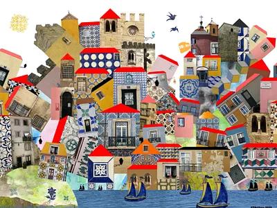 The City of Olisipo art art gallery arte artes plásticas arts artwork artworks cities design design agency design art digital design draw drawing fine arts geometric art geometric design illustration olisipo