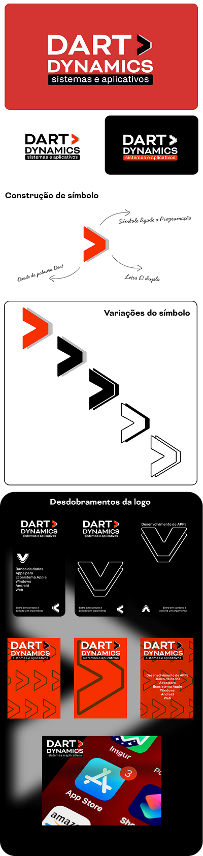 Dart Dynamics Visual Identity and Logo Creation branding design freelance graphic design logo ui