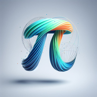 PI Graphic Art 3d branding graphic design logo