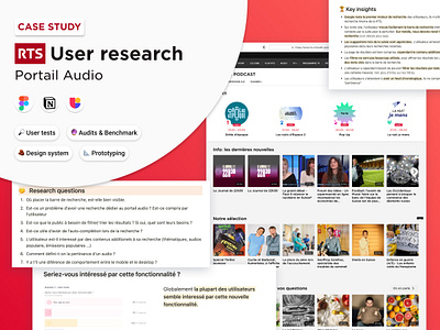 Case Study : User reaseach RTS rebuilt ui design ux design webdesign