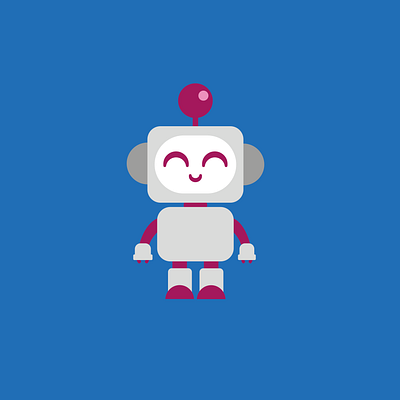 Happy Robot graphic design