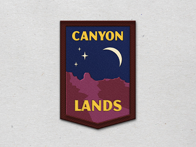 Canyonlands park patch canyonlands design embroidery graphic design illustration logo patch stitched utah