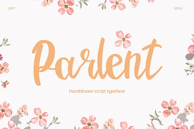 Parlent Font - Craft Supply Co brush creative design elegant font illustration lettering logo typeface ui