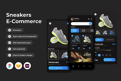 ShoeShack - Sneaker Ecommerce Mobile App shoes