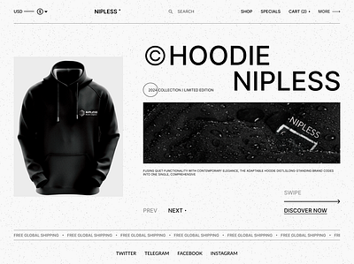 Hero section design for E-com website ai clothing fashion figma hoodie ps sport uxui design web design