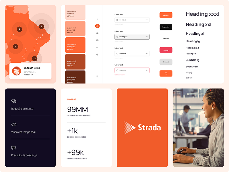 Strada Logtech Brazil 🇧🇷 2023 - Craft concept branding brazil colors components concept craft figma grid illustration interface logtech photography product design responsive typography ui ux visual