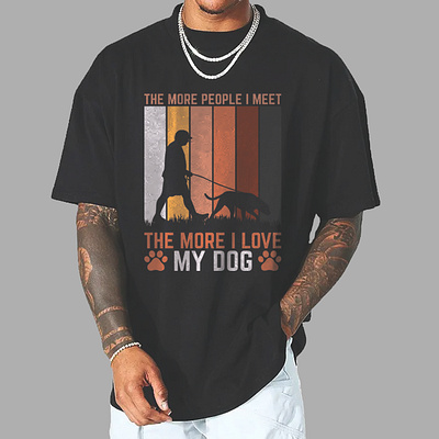 Dog T-Shirt Design animal lover animal t shirt apparel awesome black t shirt dog lover dog t shirt trendy