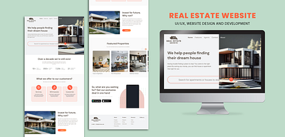 REAL ESTATE WEBSITE || UI/UX || WEBSITE DESIGN AND DEVELOPMENT landing page landing page design landing page ui landing page ux real estate app real estate idx website real estate investor website real estate landing page real estate virtual assistant real estate websites real estate wordpress website shopify landing page website development real estate wix real estate