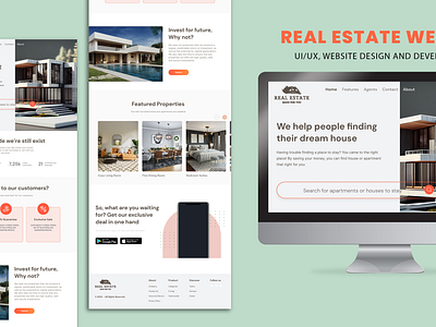 REAL ESTATE WEBSITE || UI/UX || WEBSITE DESIGN AND DEVELOPMENT landing page landing page design landing page ui landing page ux real estate app real estate idx website real estate investor website real estate landing page real estate virtual assistant real estate websites real estate wordpress website shopify landing page website development real estate wix real estate