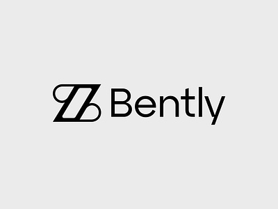 Bently Logo Design bently brand identity branding hiteco logo design minimalist logo modern logo saas