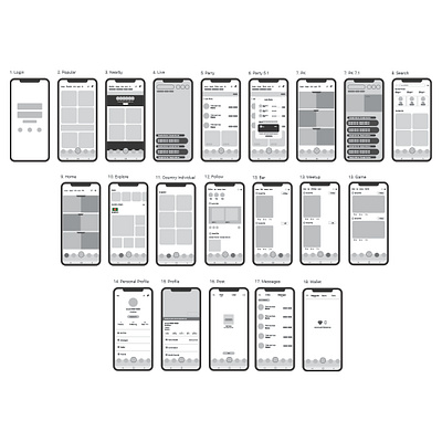 Wireframe ui