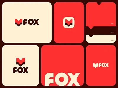 Fox - Logo mark and typography design. abstract logo animal logo brand design agency brand designer brand identity branding color palette designer flat fox fox logo logo logo design logo designer logotype minimal logo orange logo software logo vector visual identity