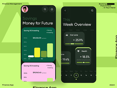 Web3 Wallet App app app design app ui bank app banking banking app dark ui design finance finance app ui ux wallet app web3 wallet