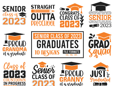 CLASS OF 2023 SENIOR GRADUATE SVG DESIGN student day svg designs