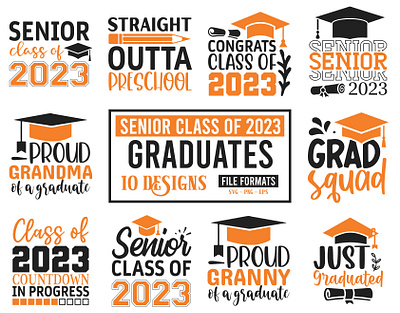 CLASS OF 2023 SENIOR GRADUATE SVG DESIGN student day svg designs