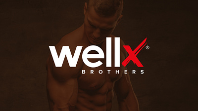 Wellx brand identity design branding brush stroke logo fitness brand food logo graphic design gym logo logo design peanut brand logo typography logo w logo wardmark wellness logo wellx x logo