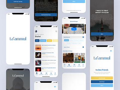 Islamic Meditation App islamic meditation meditation ui ux