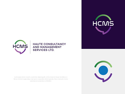 Haute Consultancy and Management Services Ltd modern logo design branding business business consulting clean consultancy consulting corporate corporate logo creative design graduate graphic design hcms illustration logo logo design logodesign logotype modern modern logo design