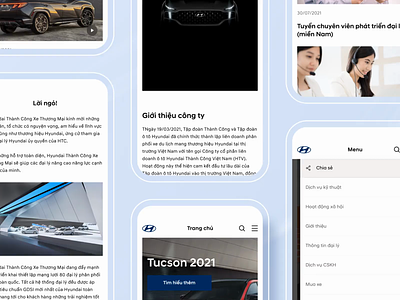 Huyndai TC Website Responsive animation branding car car design motor ui web design