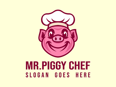 Mr. Pig Magic Chef abstract logo brand identity graphic thumb