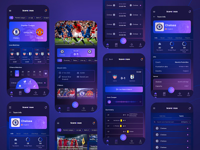 Live Game & Score Mobile App Design app design app screen figma design full mobile app live game live game app live score live score mobile app mobile app design mobile app ui mobile app ux mobile application online score online score app score app ui uiux design user experience ux design