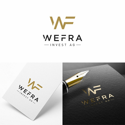 WEFRA INVEST AG branding creative design creative logo design graphic design illustration logo luxury logo modern logo