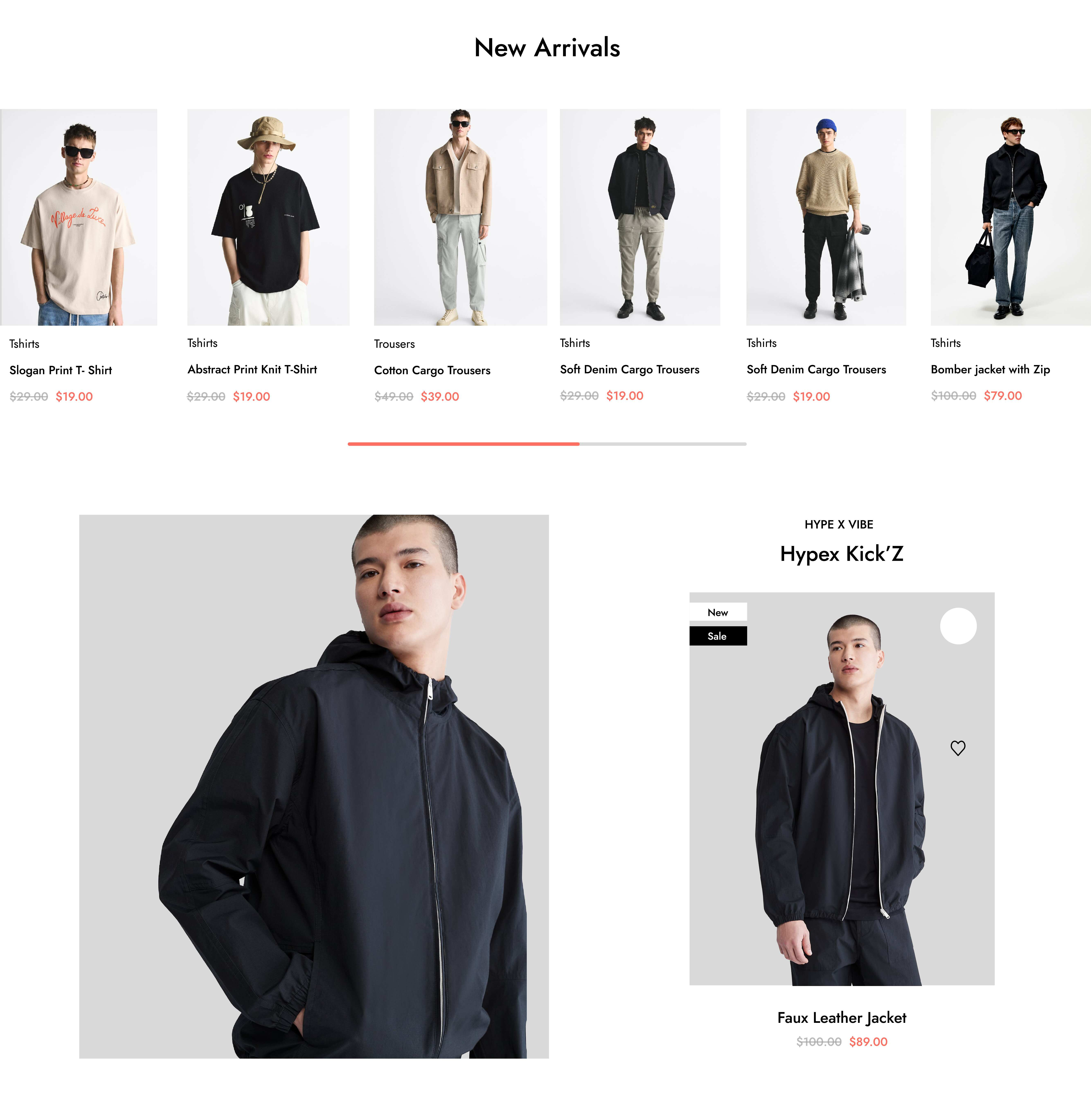 Hypex Clothing - Website UI Design by Ankathwar Sachin on Dribbble