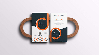 vertical modern vcard design business card card design visiting card