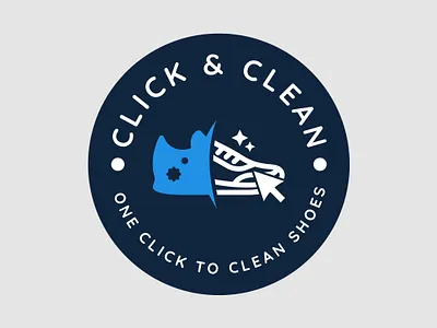 Logo Click n Clean branding company logo design graphic design logo